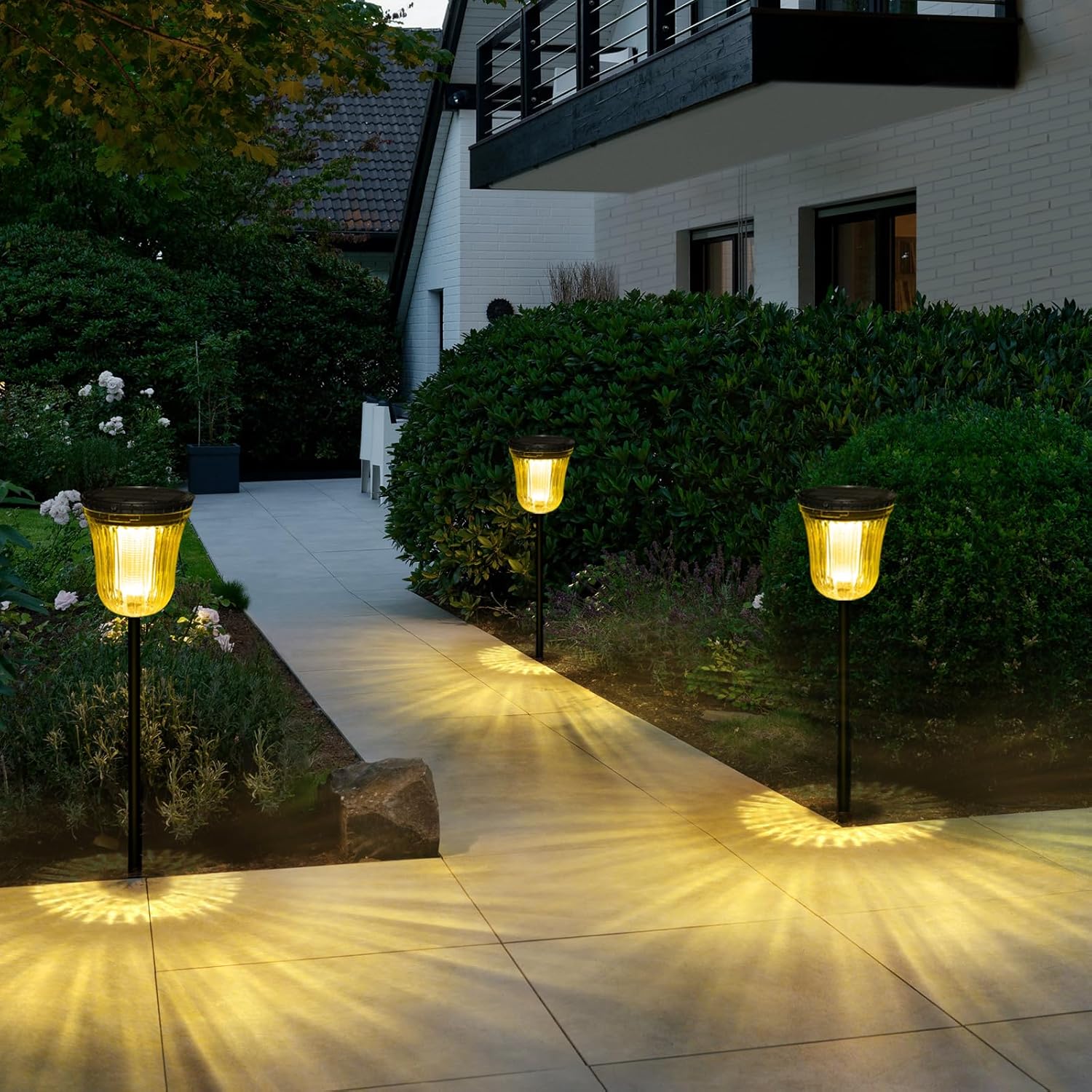 Best Waterproof Flag Pole Light Solar Powered, 566 LEDs
